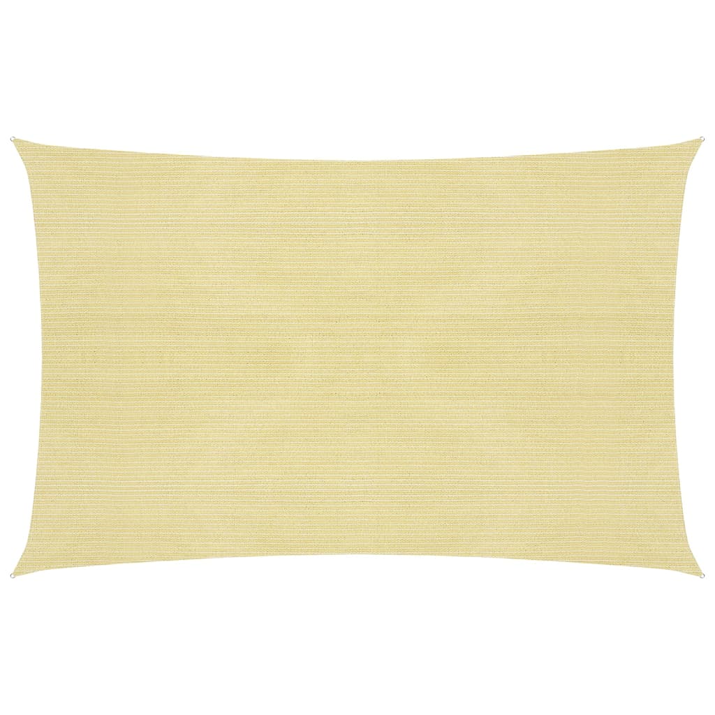 Sunshade Sail Beige 2x3.5 m HDPE, 160 gsm