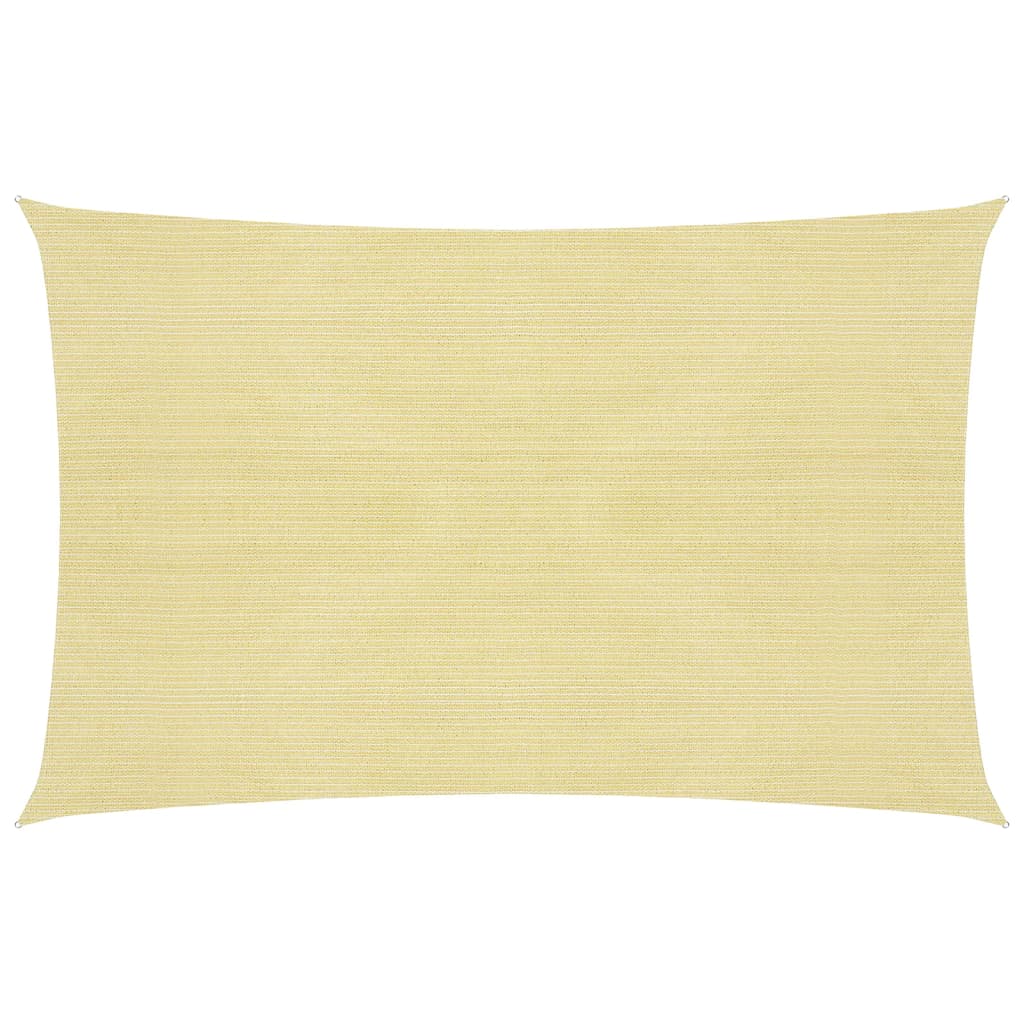 Sunshade Sail 160 g/m2 Beige 2.5x4 m HDPE