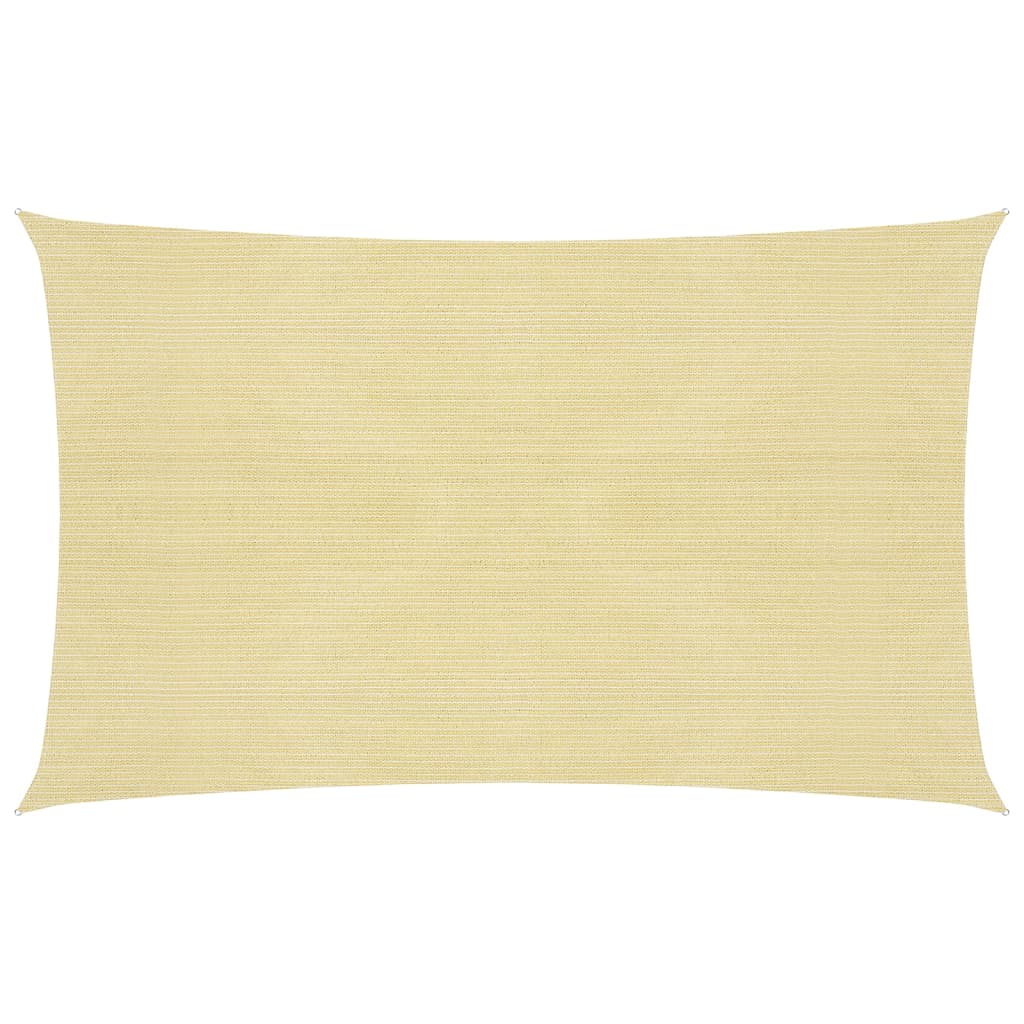 Sunshade Sail 160 g/m2 Beige 2.5x4.5 m HDPE