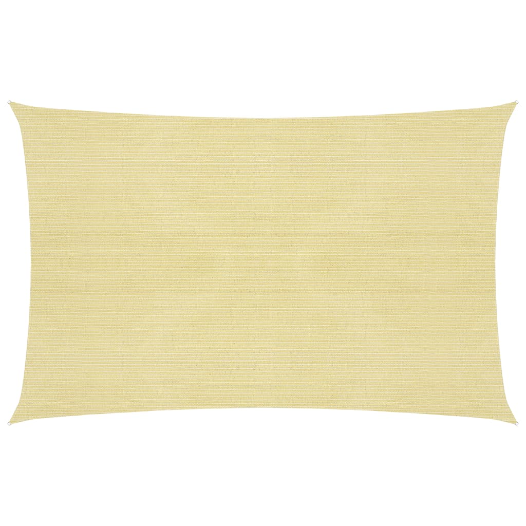Sunshade Sail 160 g/m2 Beige 3x4 m HDPE