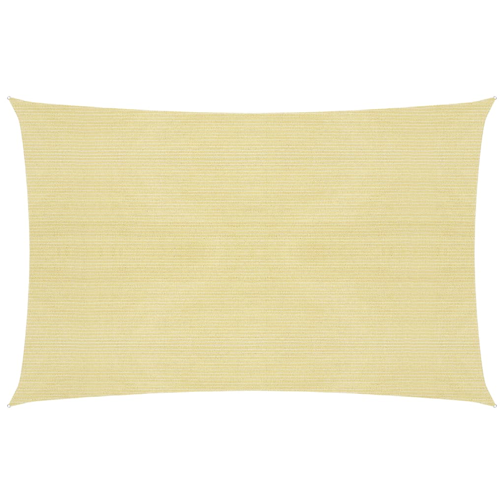 Sunshade Sail 160 g/m2 Beige 3.5x4.5 m HDPE