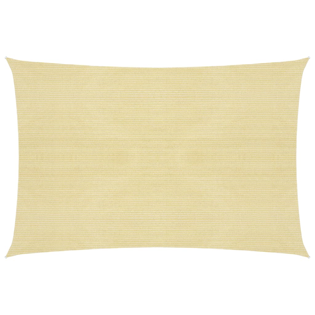 Sunshade Sail 160 g/m2 Beige 6x7 m HDPE