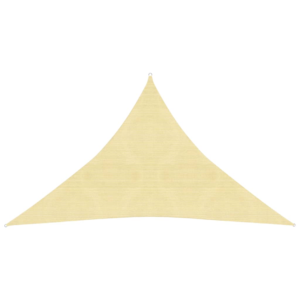 Sunshade Sail 160 g/m2 Beige 2.5x2.5x3.5 m HDPE