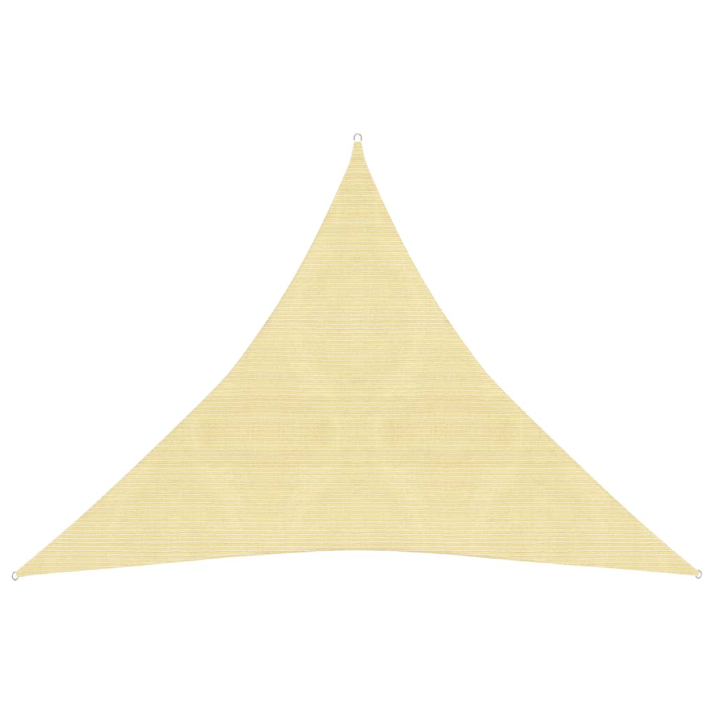 Sunshade Sail 160 g/m2 Beige 3x3x3 m HDPE