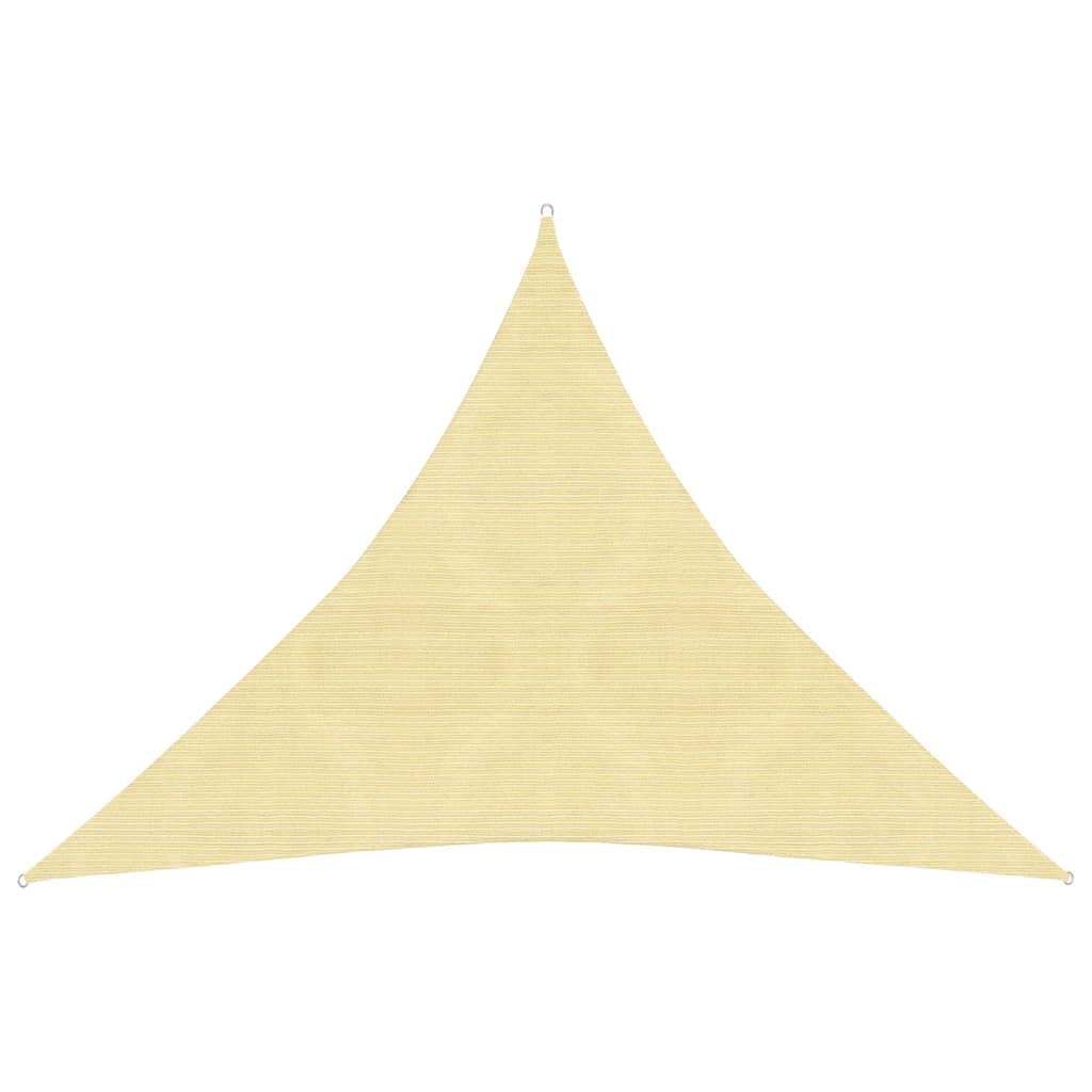 Sunshade Sail 160 g/m2 Beige 4x4x4 m HDPE