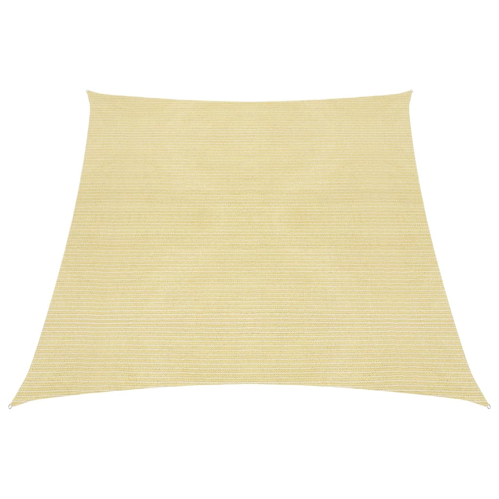Sunshade Sail 160 g/m2 Beige 4/5x3 m HDPE