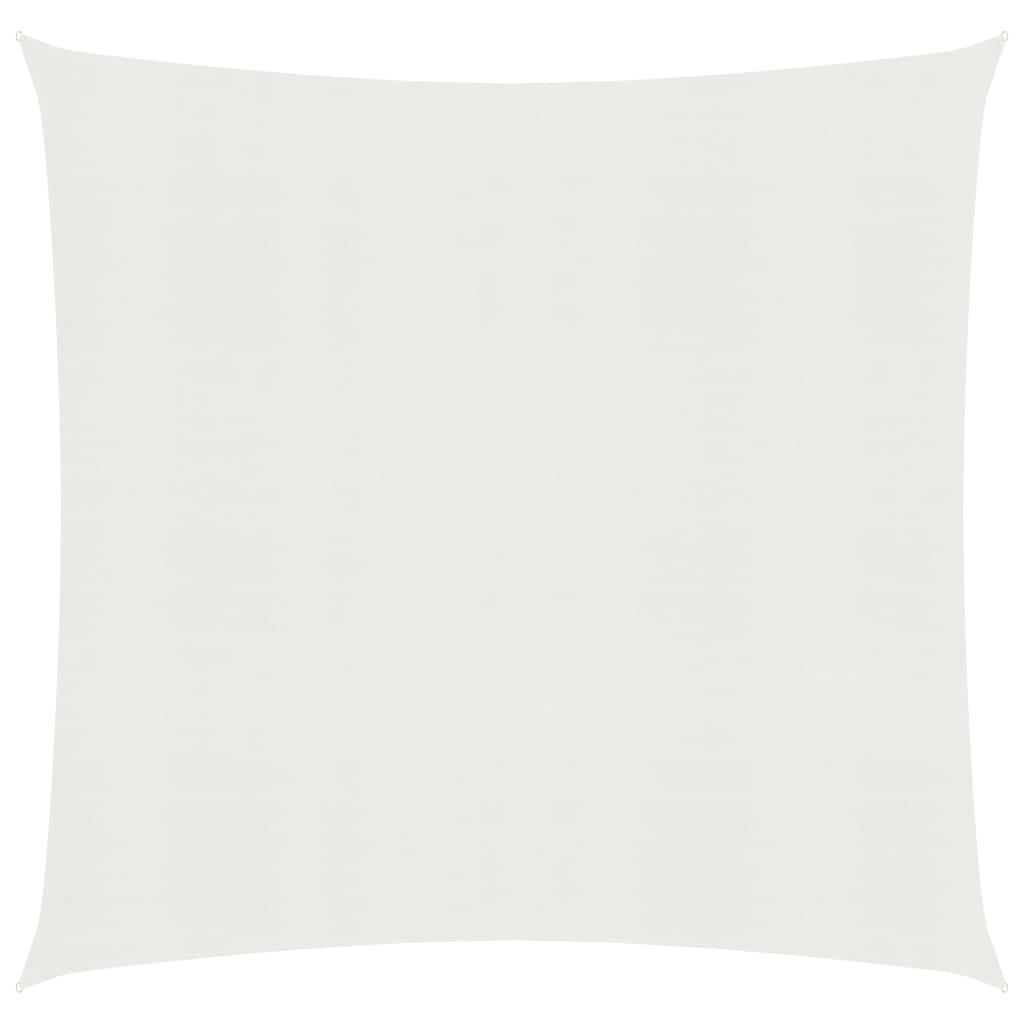 Sunshade Sail 160 g/m2 White 2.5x2.5 m HDPE
