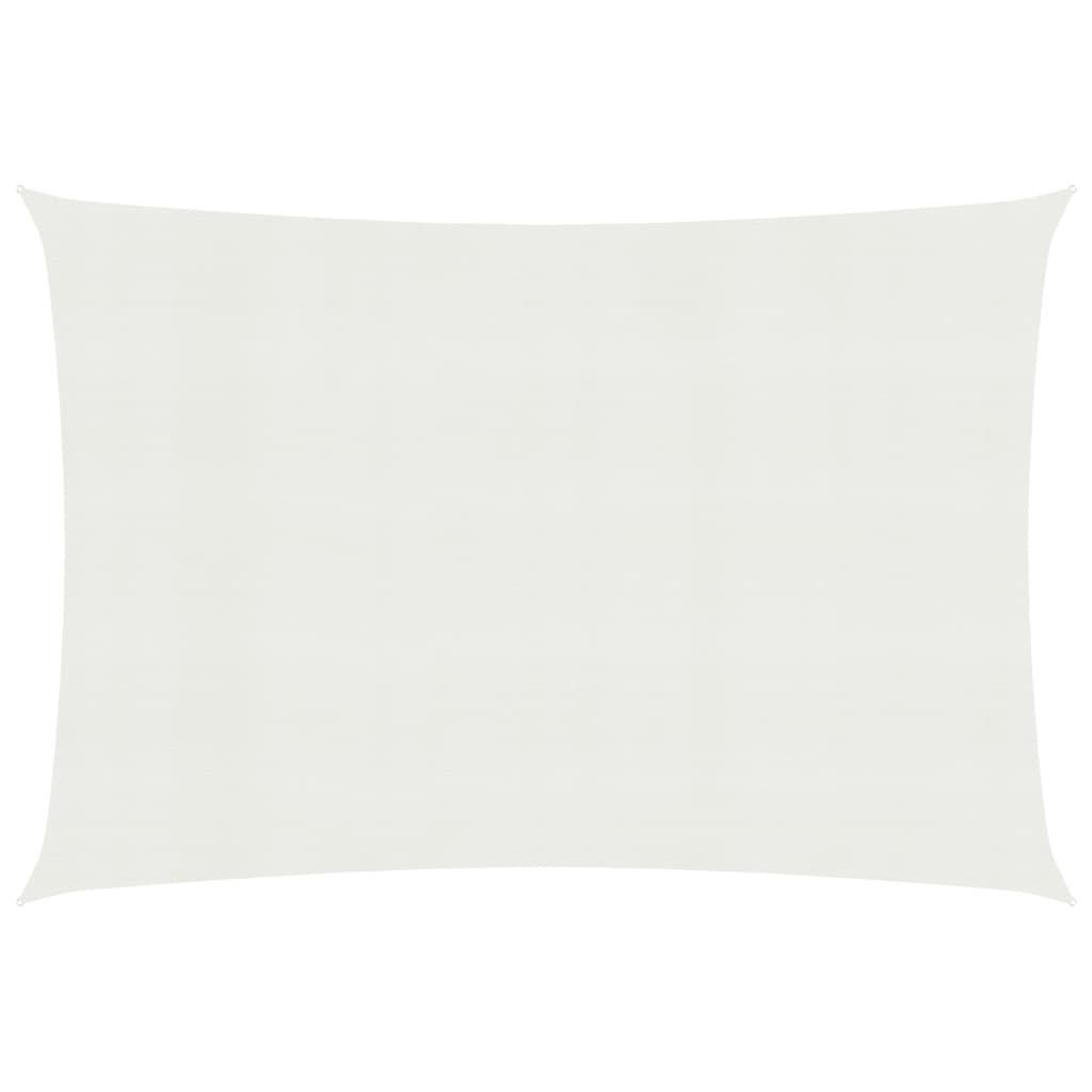 Sunshade Sail 160 g/m2 White 2.5x3 m HDPE