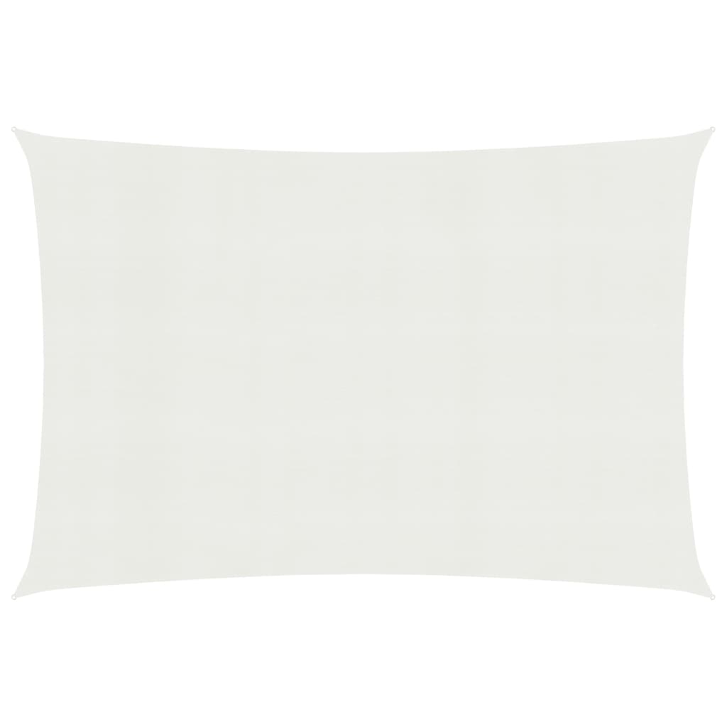 Sunshade Sail 160 g/m2 White 3x4.5 m HDPE