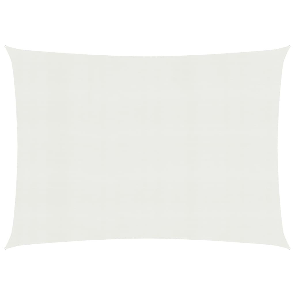 Sunshade Sail 160 g/m2 White 3.5x4.5 m HDPE