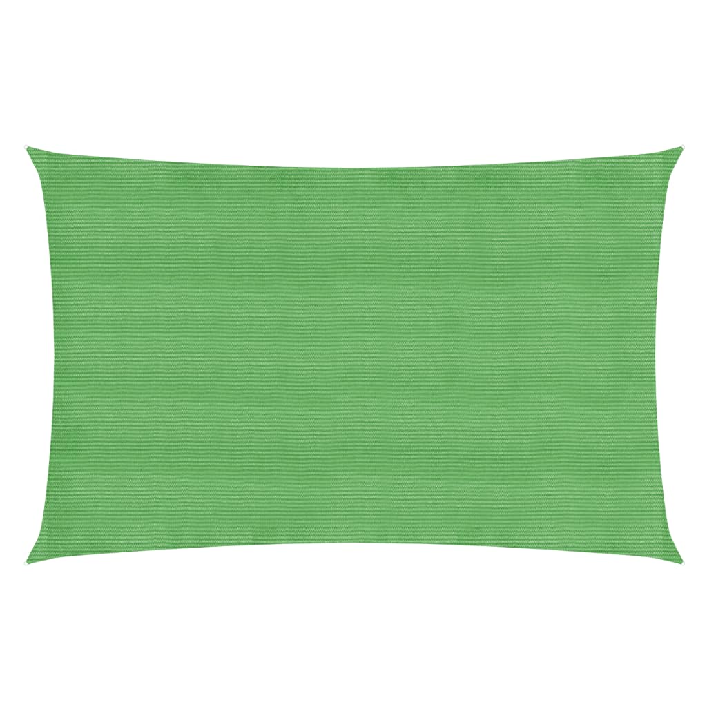 Sunshade Sail 160 g/m2 Light Green 2x5 m HDPE
