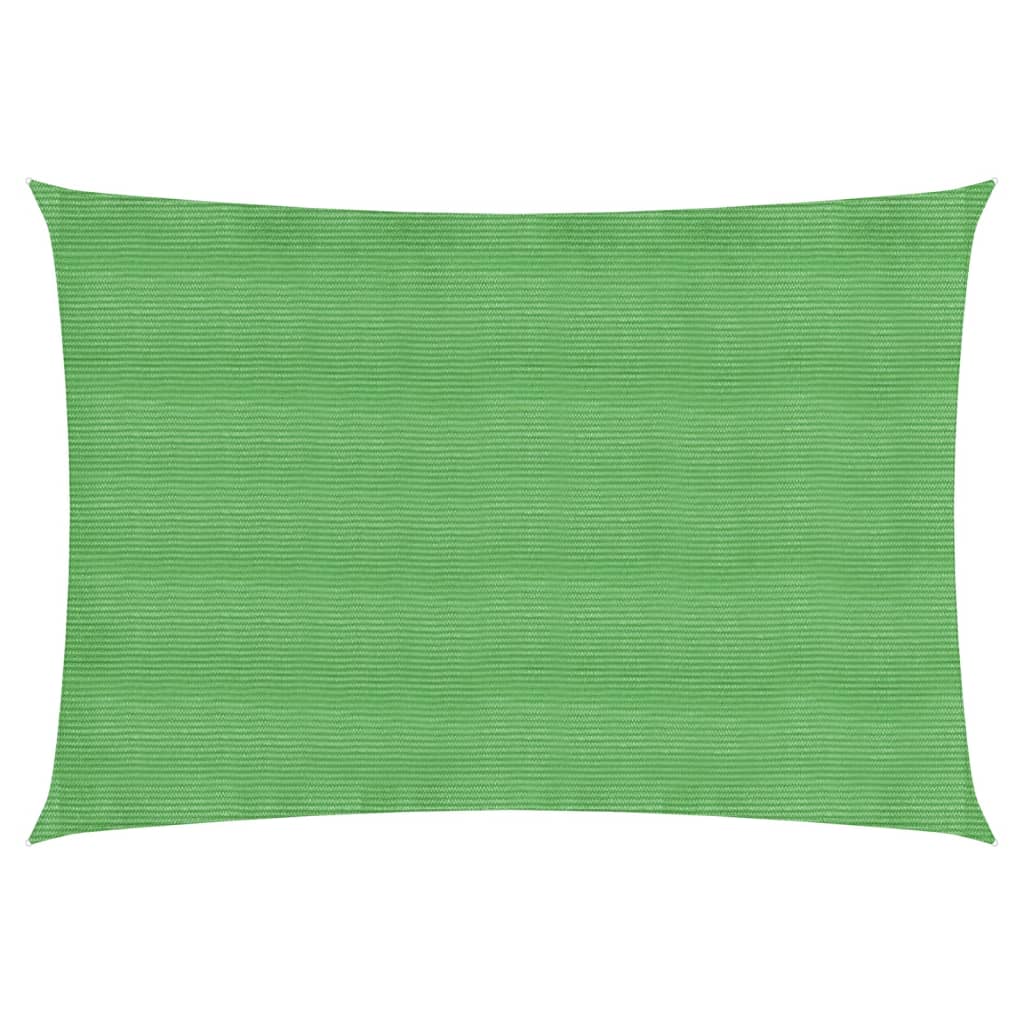 Sunshade Sail 160 g/m2 Light Green 2.5x4 m HDPE