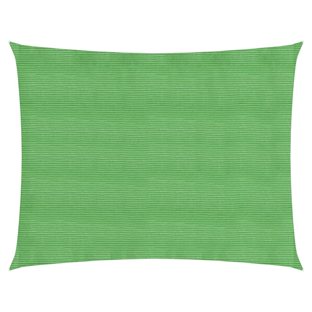 Sunshade Sail 160 g/m2 Light Green 3.5x4.5 m HDPE