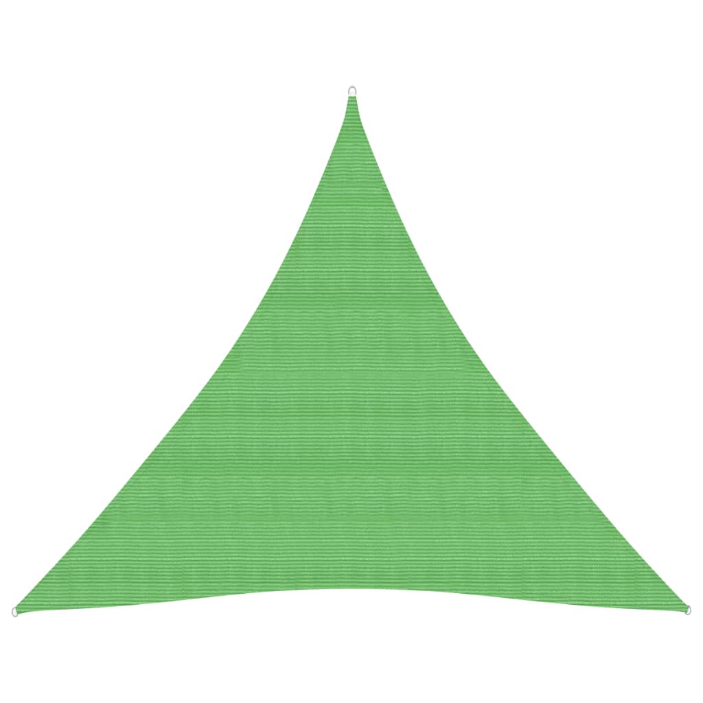 Sunshade Sail 160 g/m2 Light Green 4x4x4 m HDPE