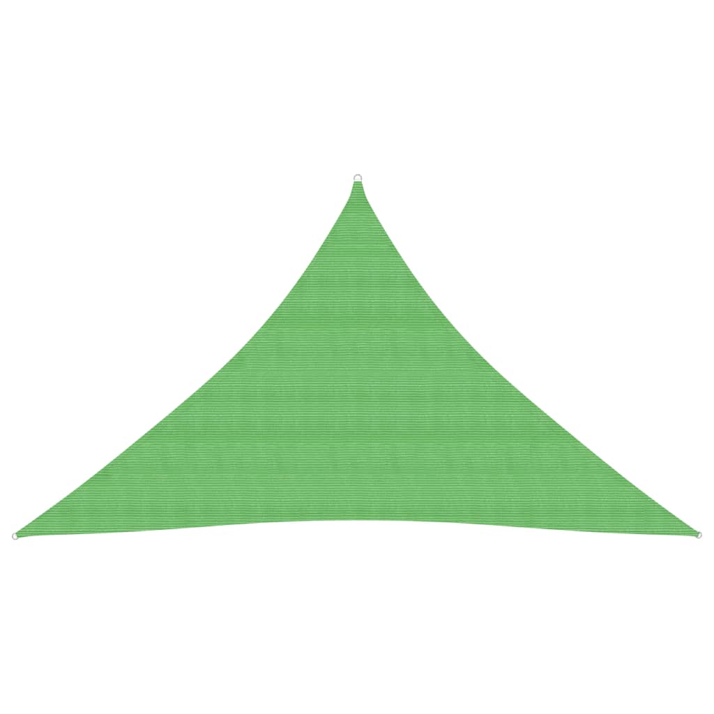 Sunshade Sail 160 g/m2 Light Green 4x4x5.8 m HDPE