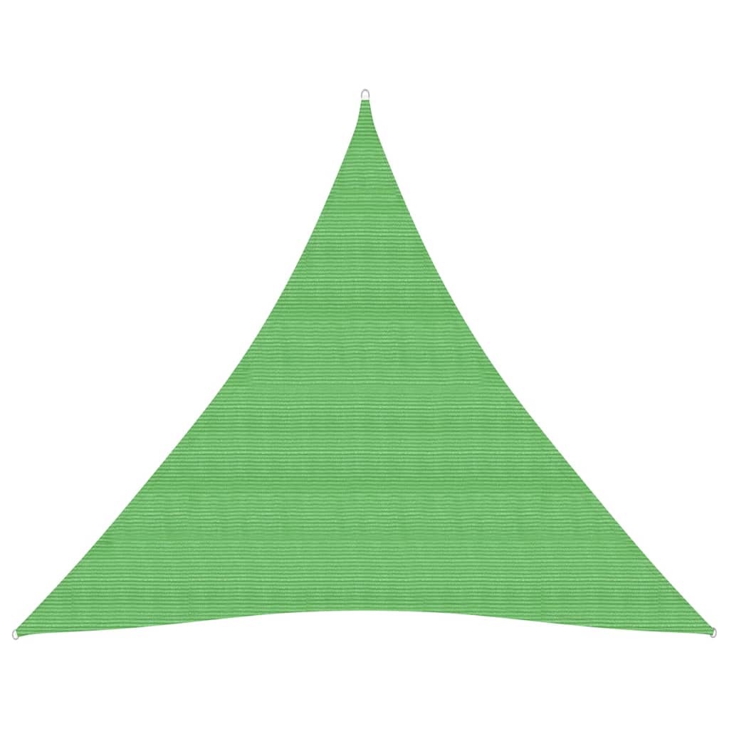 Sunshade Sail 160 g/m2 Light Green 4.5x4.5x4.5 m HDPE