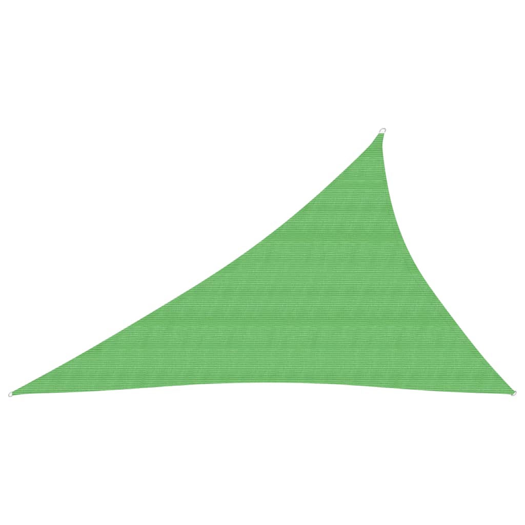 Sunshade Sail 160 g/m2 Light Green 4x5x6.8 m HDPE