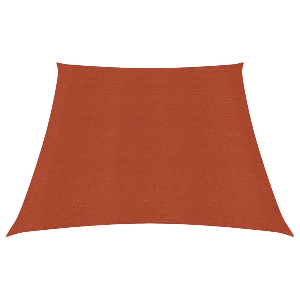 Sunshade Sail 160 g/m2 Terracotta 3/4x2 m HDPE