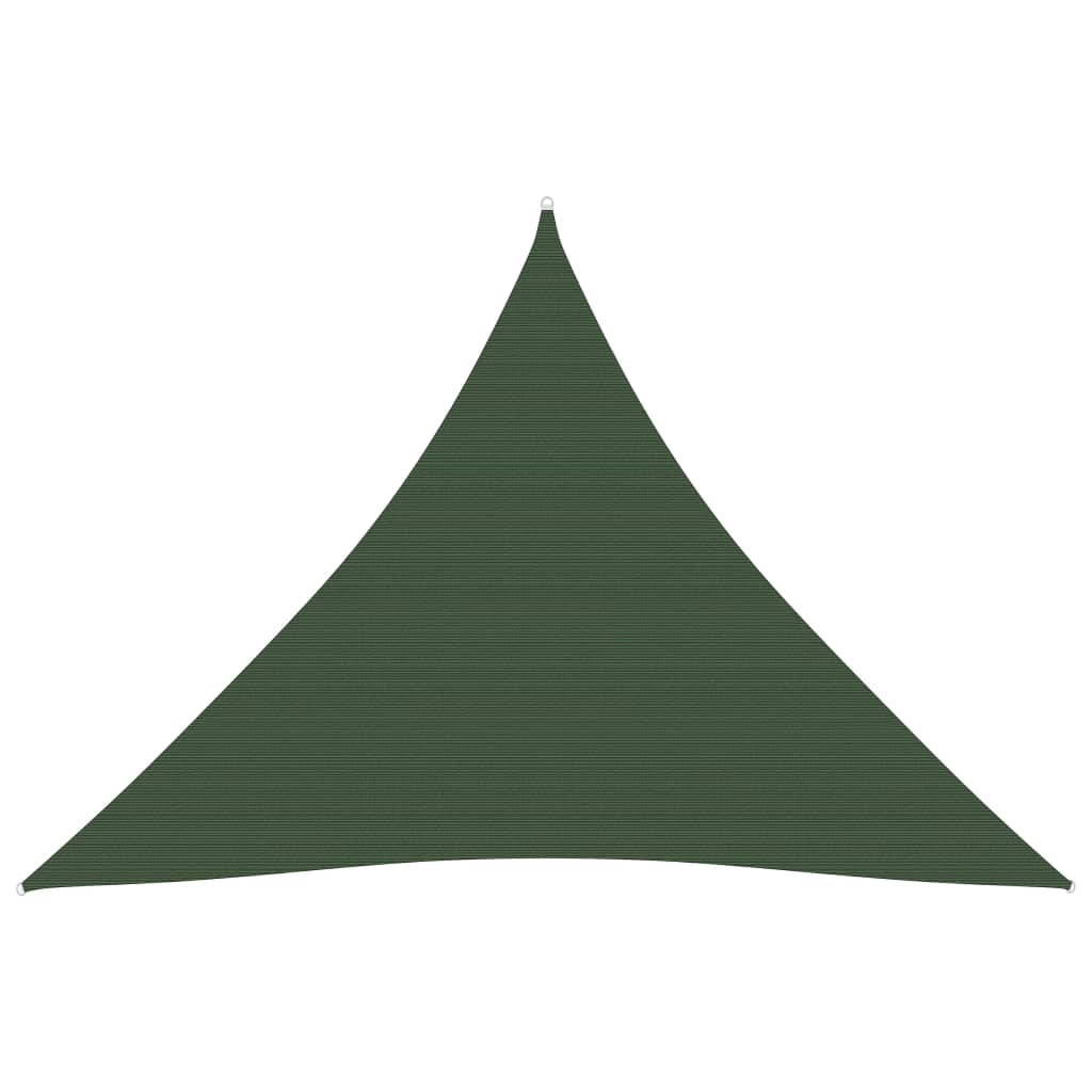 Sunshade Sail 160 g/m2 Dark Green 4x4x4 m HDPE