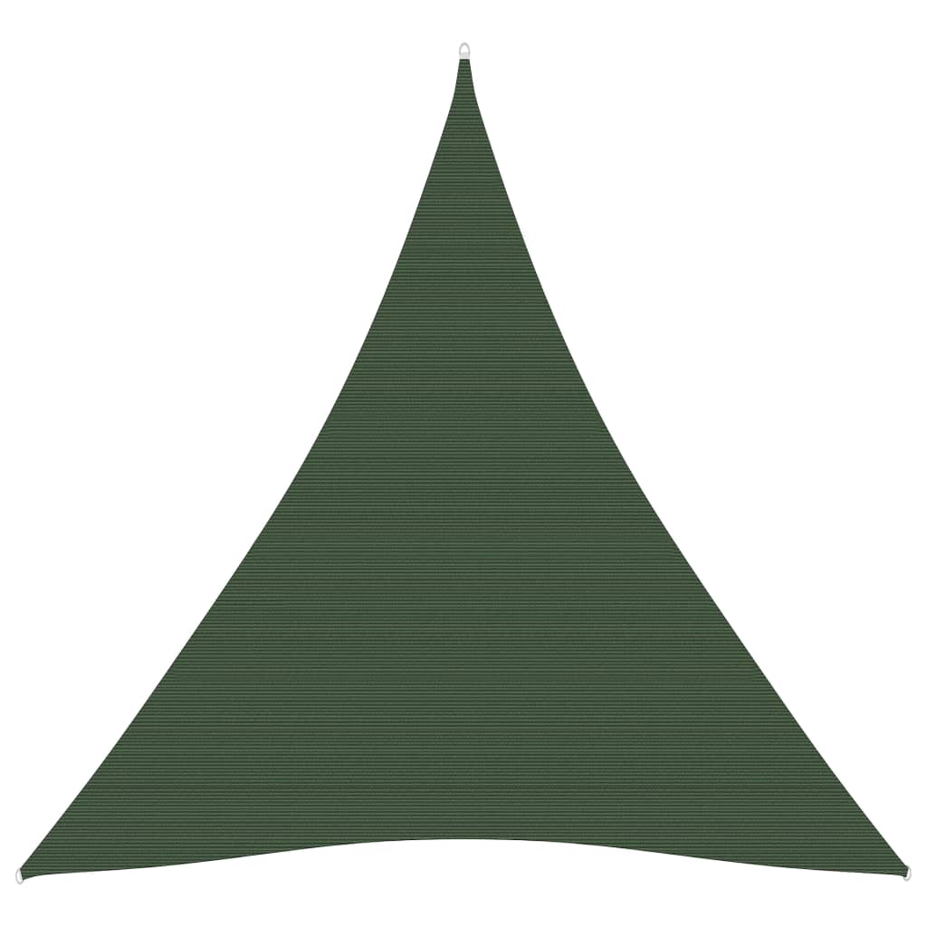 Sunshade Sail 160 g/m2 Dark Green 4x5x5 m HDPE