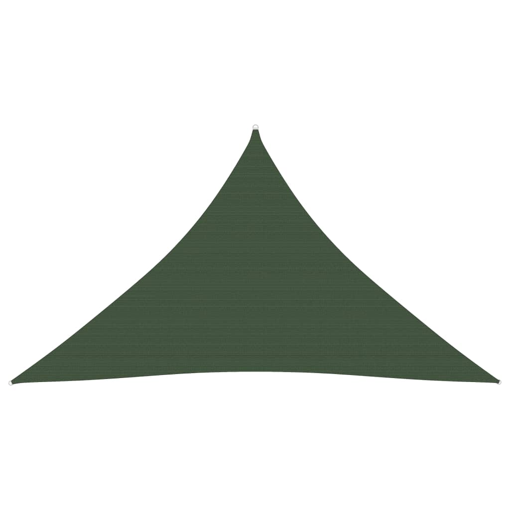 Sunshade Sail 160 g/m2 Dark Green 5x5x6 m HDPE
