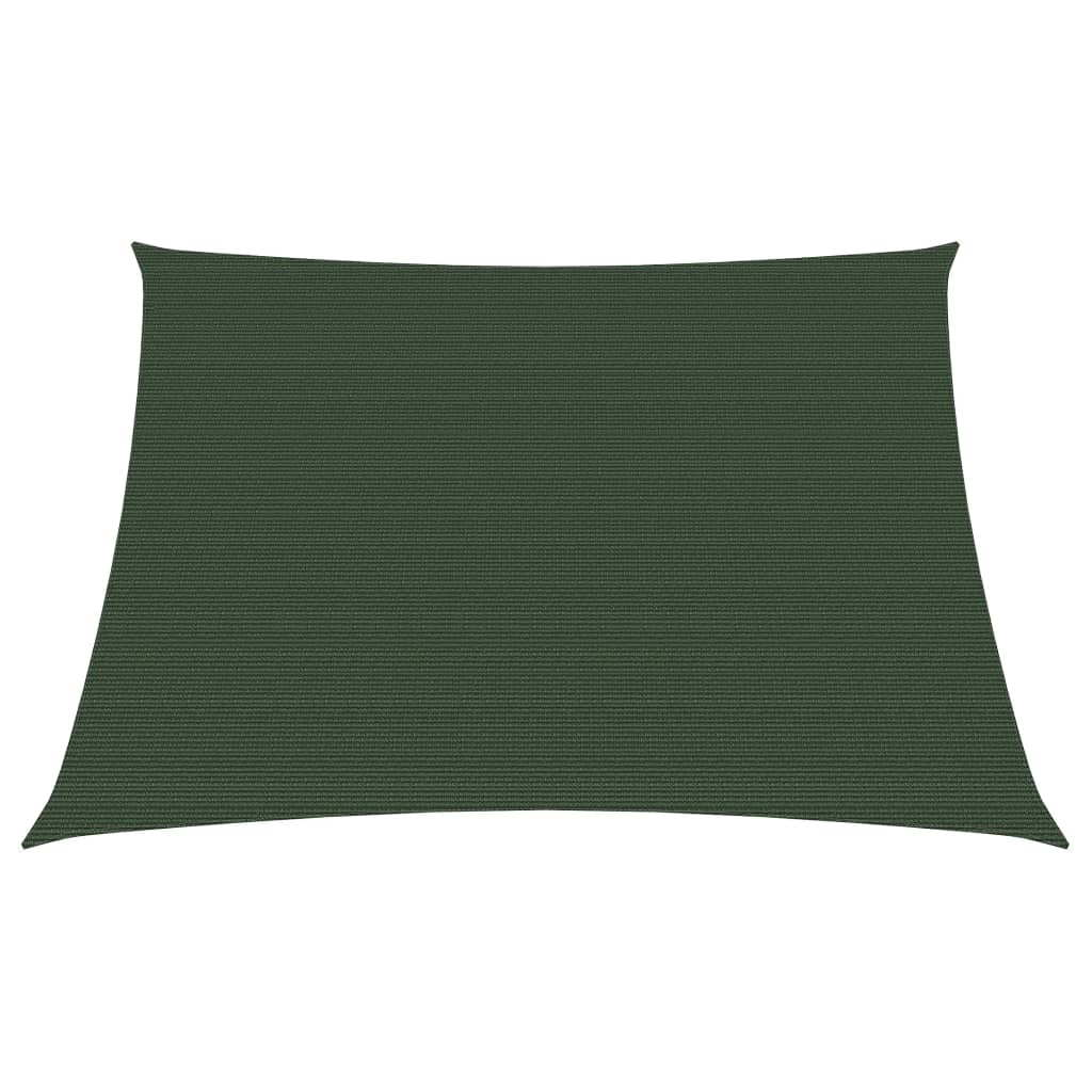 Sunshade Sail 160 g/m2 Dark Green 3/4x2 m HDPE