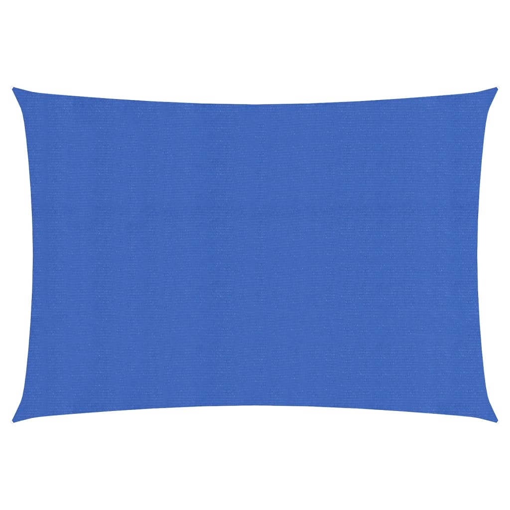 Sunshade Sail 160 g/m2 Blue 2x3.5 m HDPE