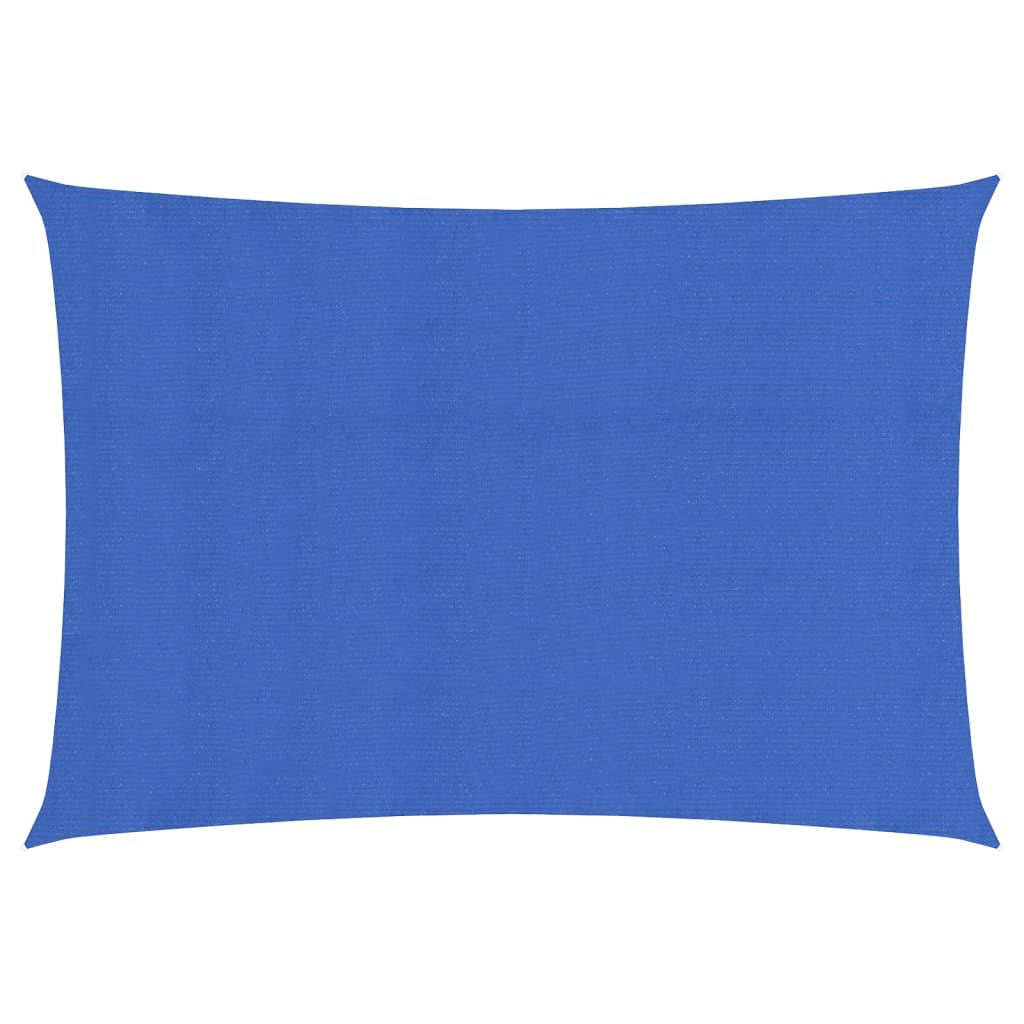 Sunshade Sail 160 g/m2 Blue 2.5x4.5 m HDPE