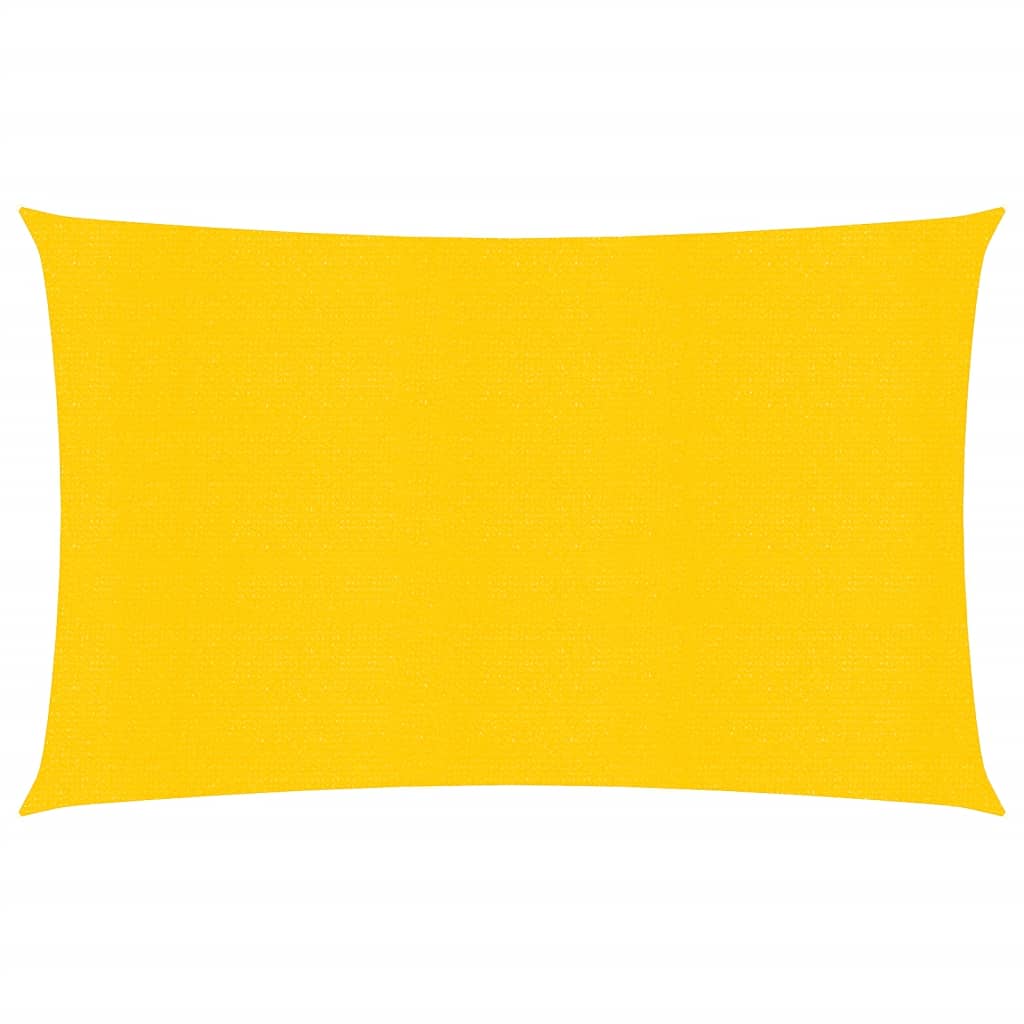 Sunshade Sail 160 g/m2 Yellow 2x4 m HDPE