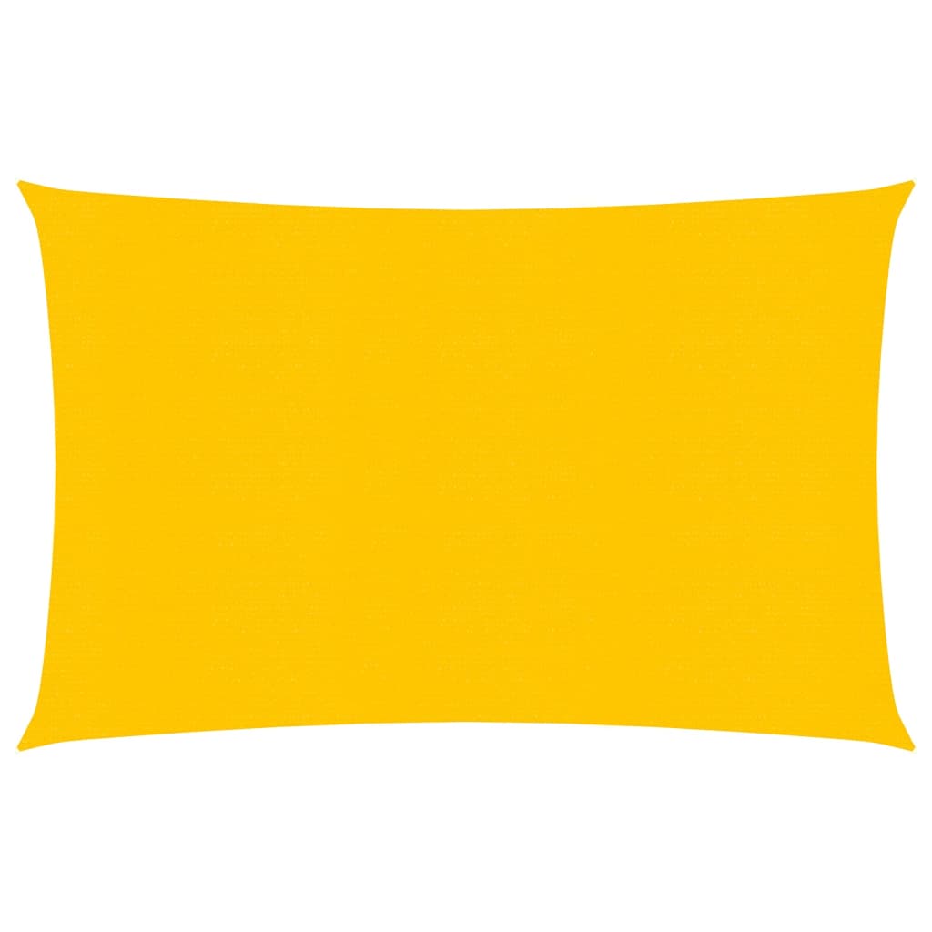 Sunshade Sail 160 g/Yellow 2.5x4.5 m
