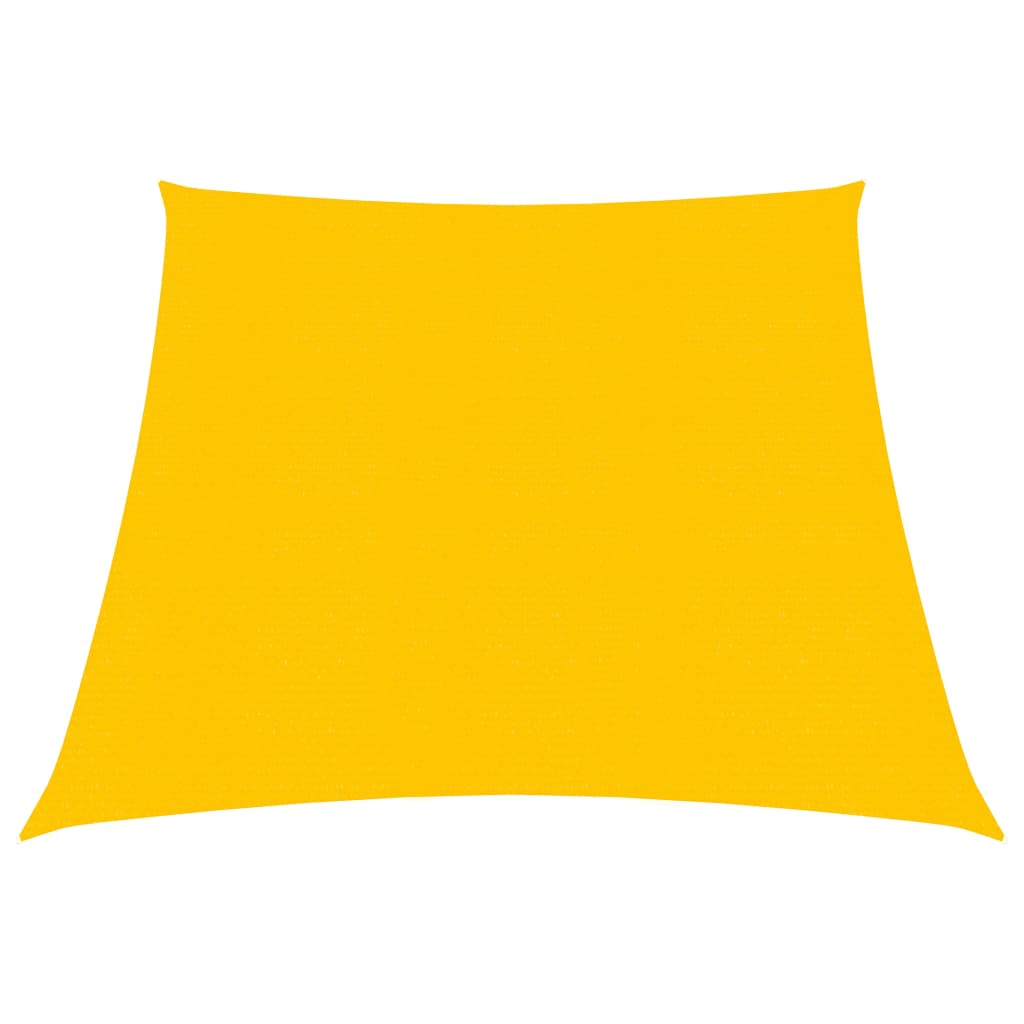 Sunshade Sail 160 g/m2 Yellow 3/4x2 m HDPE