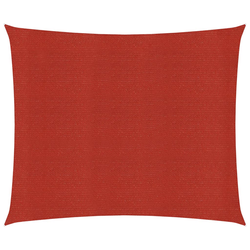 Sunshade Sail 160 g/m2 Red 2x2 m HDPE