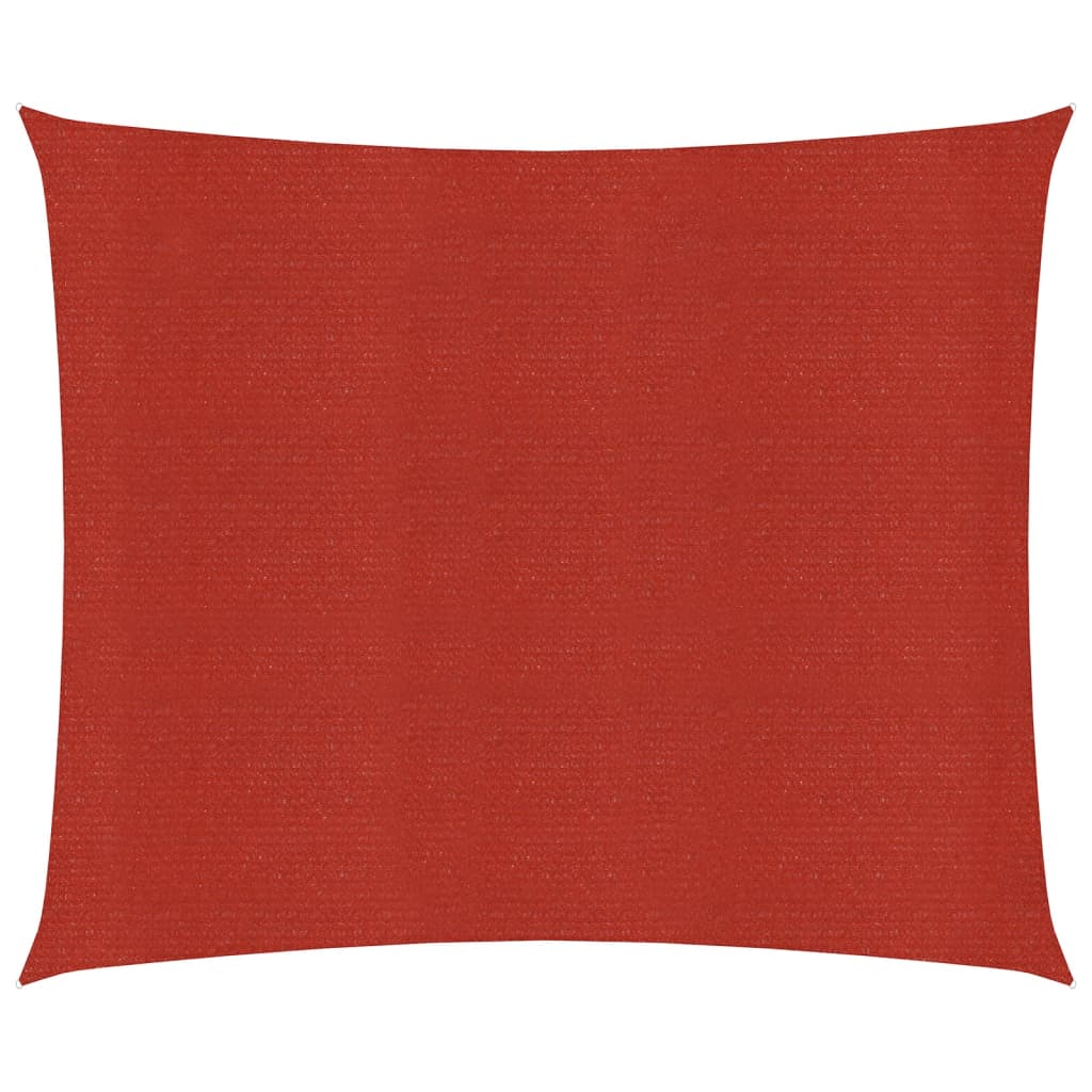 Sunshade Sail 160 g/m2 Red 6x6 m HDPE