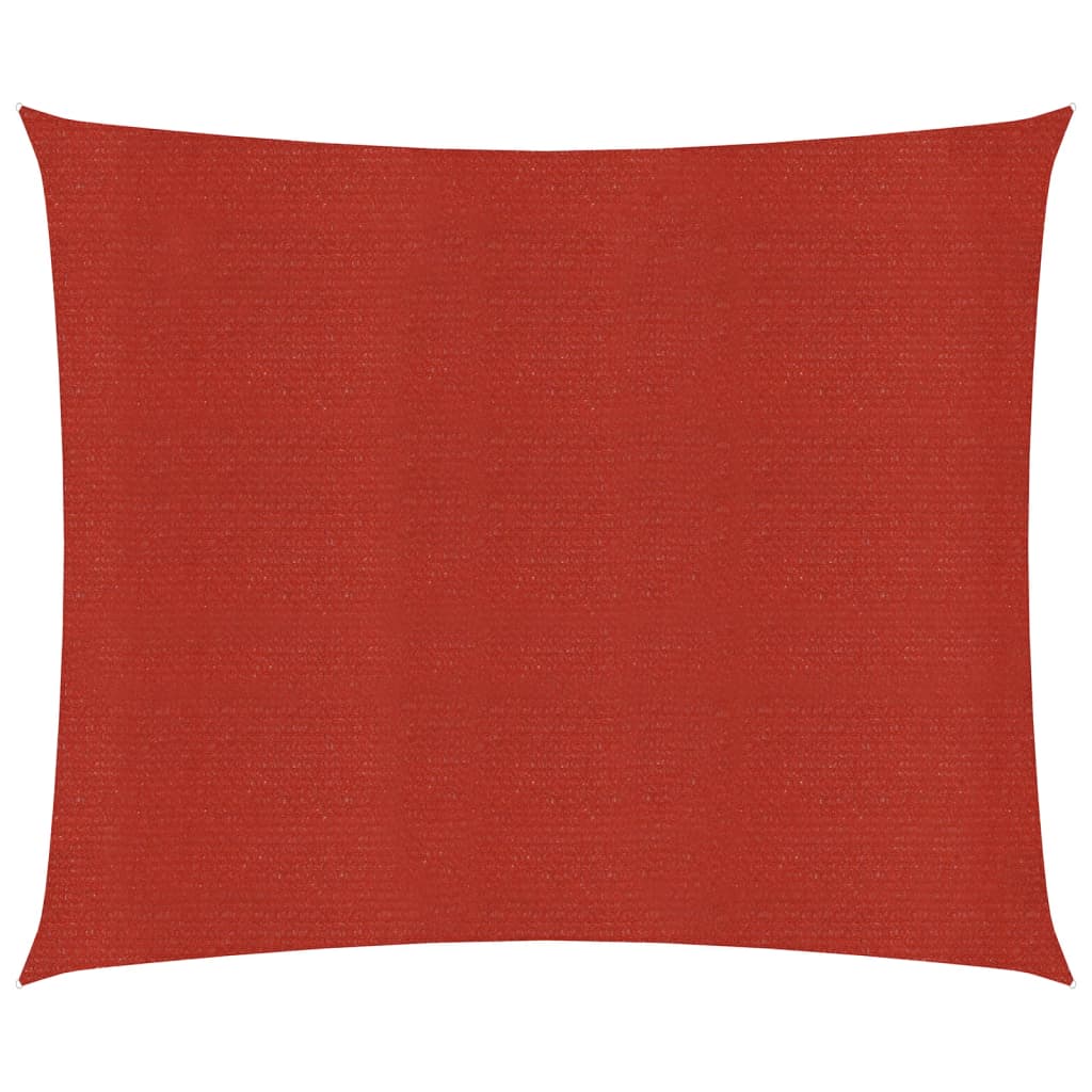 Sunshade Sail 160 g/m2 Red 7x7 m HDPE