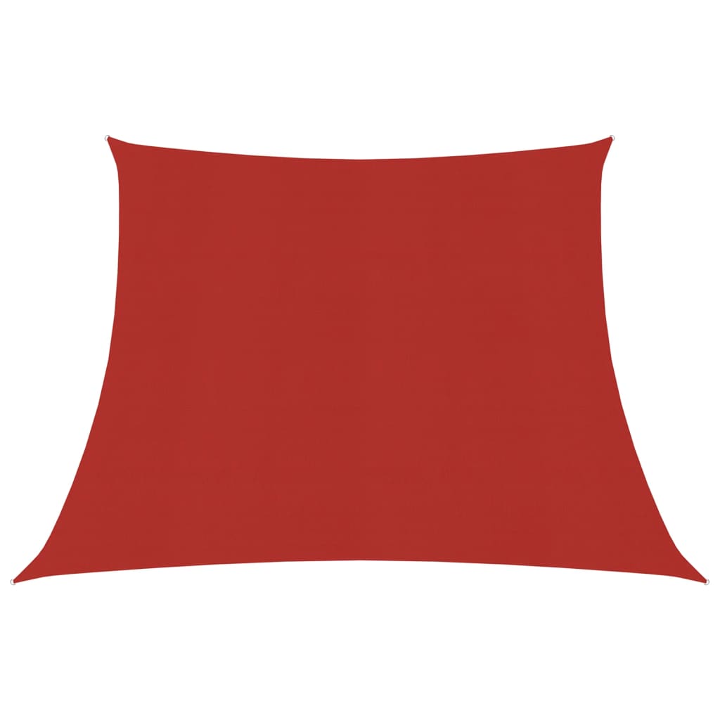Sunshade Sail 160 g/m2 Red 3/4x2 m HDPE