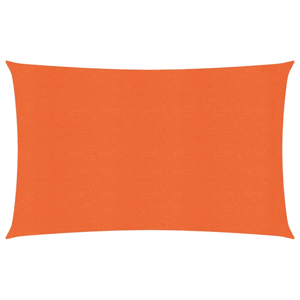 Sunshade Sail 160 g/m2 Orange 2x4.5 m HDPE