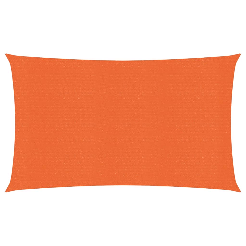 Sunshade Sail 160 g/m2 Orange 2x5 m HDPE