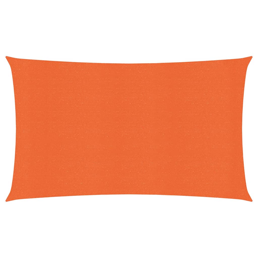 Sunshade Sail 160 g/Orange 2.5x5 m