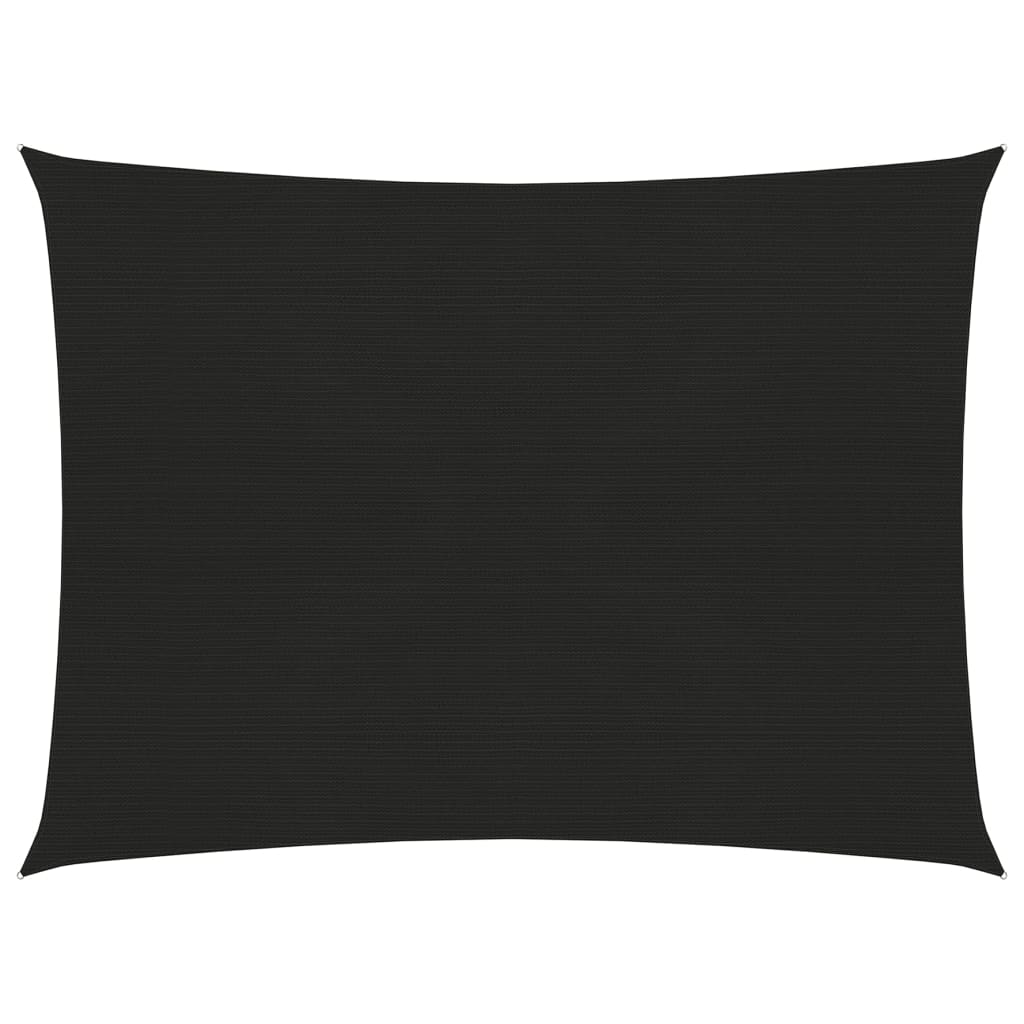 Sunshade Sail 160 g/Black 5x6 m