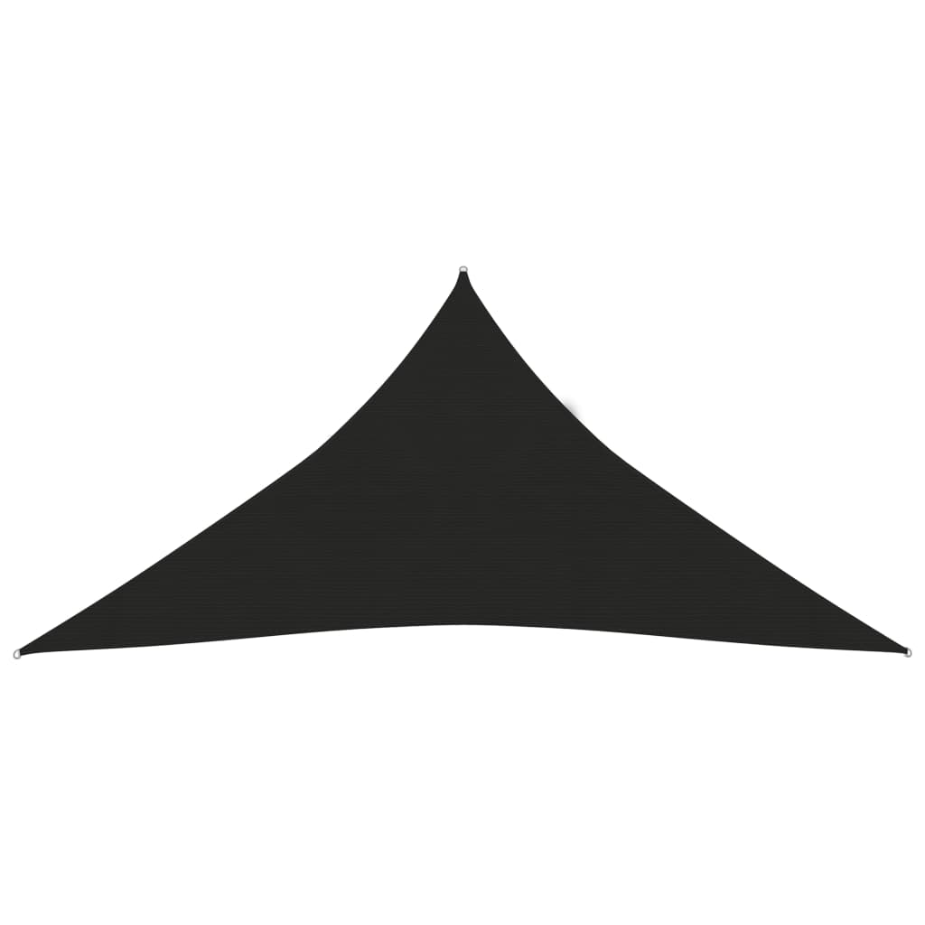 Sunshade Sail 160 g/m2 Black 4x4x4 m HDPE