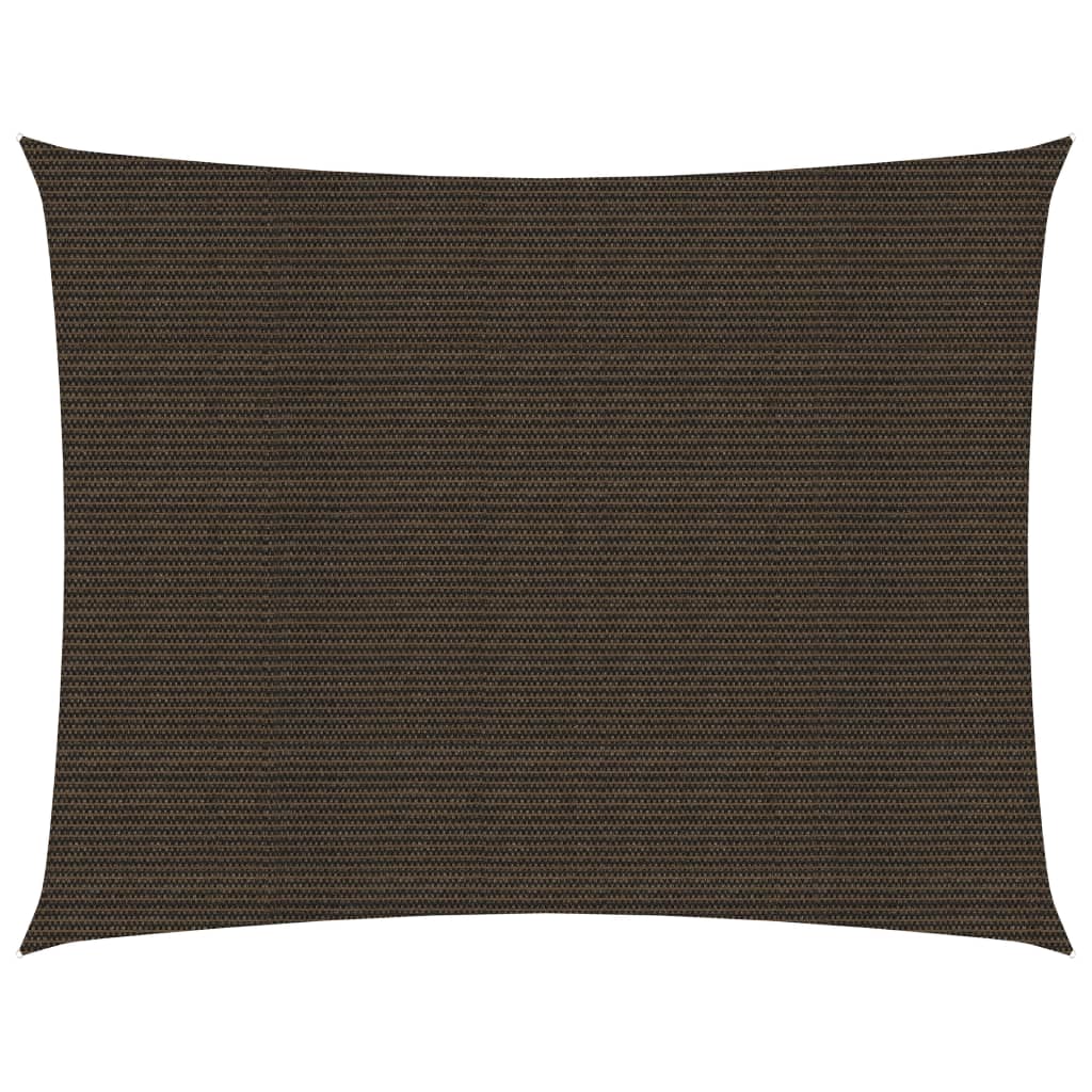 Sunshade Sail 160 g/m2 Brown 3x4.5 m HDPE