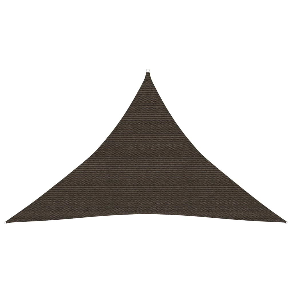 Sunshade Sail 160 g/m2 Brown 4x4x5.8 m HDPE