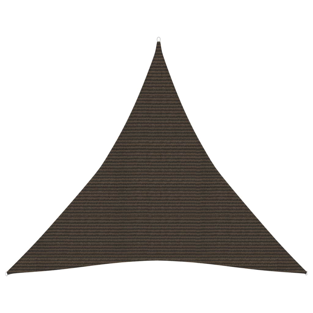 Sunshade Sail 160 g/m2 Brown 4.5x4.5x4.5 m HDPE