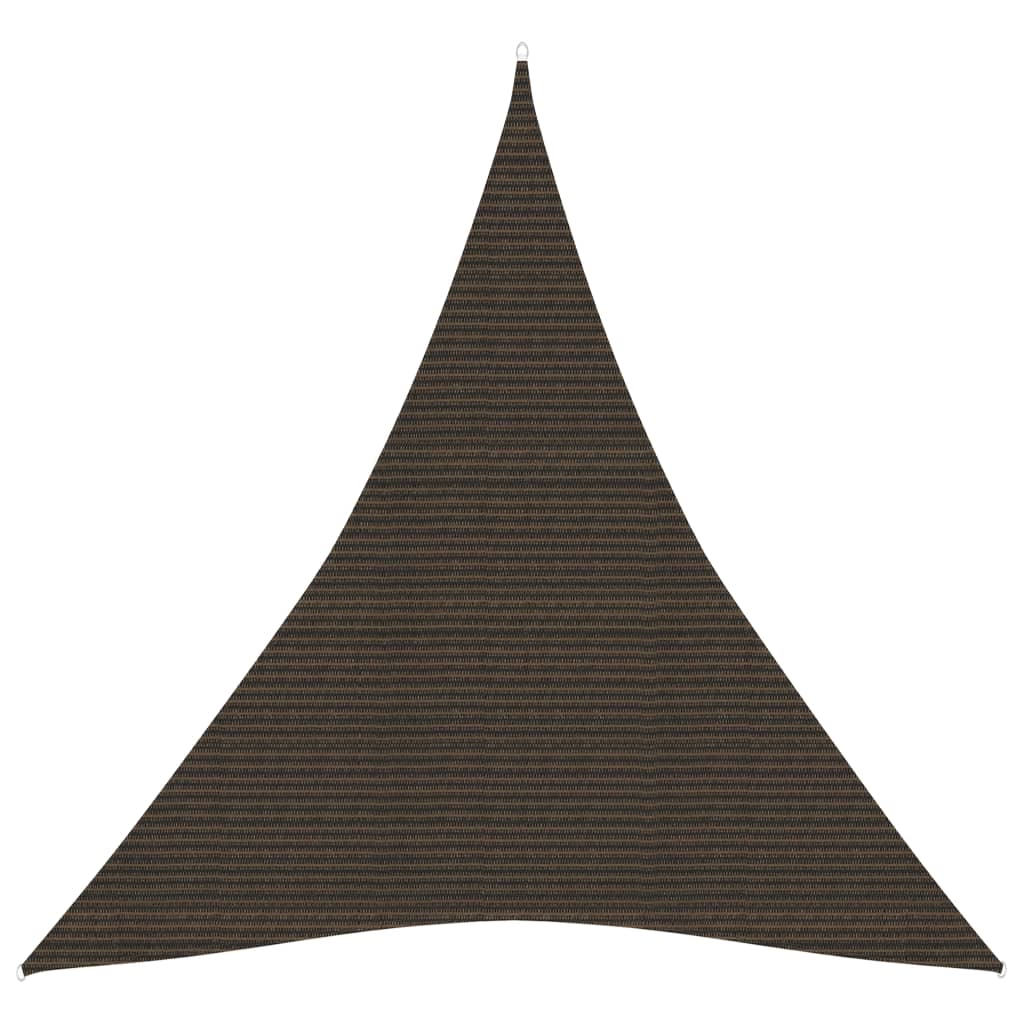 Sunshade Sail 160 g/m2 Brown 4x5x5 m HDPE