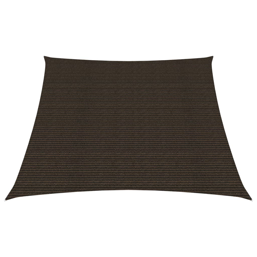 Sunshade Sail 160 g/m2 Brown 4/5x3 m HDPE