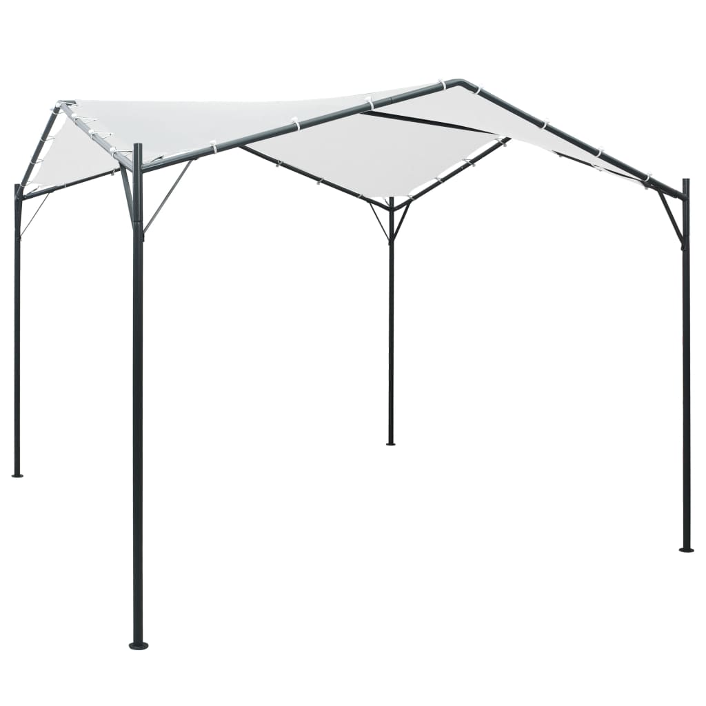 Gazebo 3x3x2.6 m White 180 g/m2