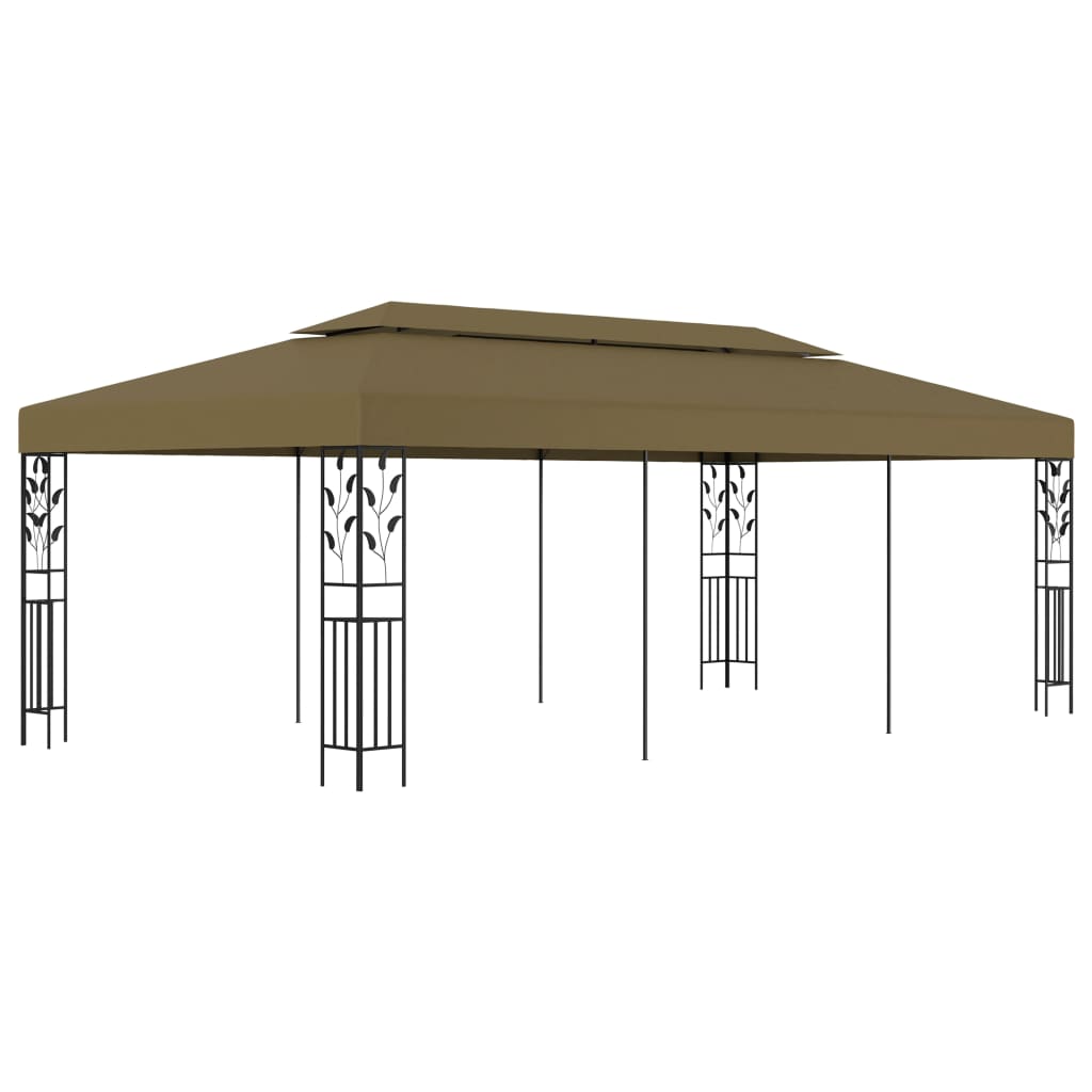 Gazebo 6x3 m Taupe 180 g/m2