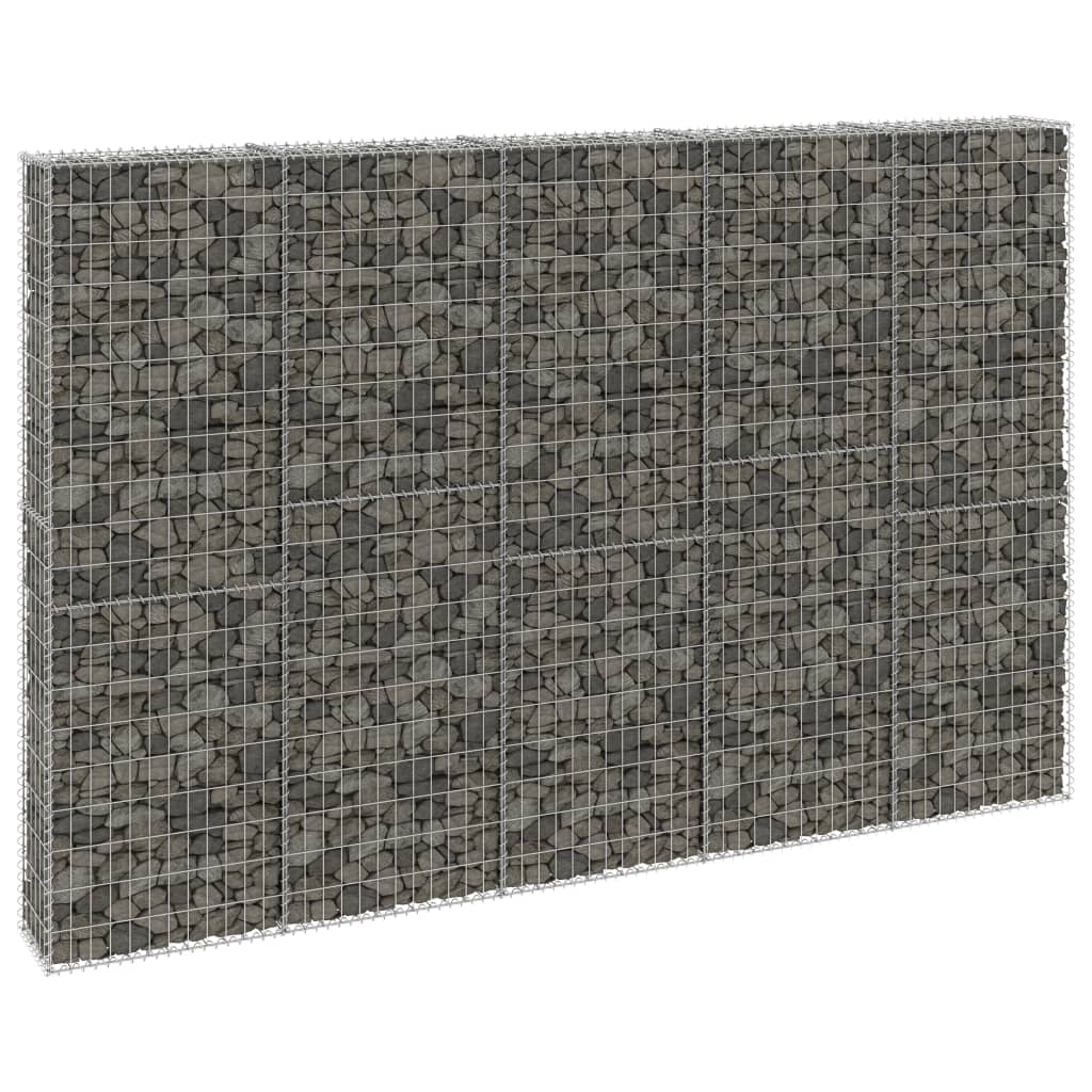 Gabion Wall with Covers Galvanised Steel 300x30x200 cm