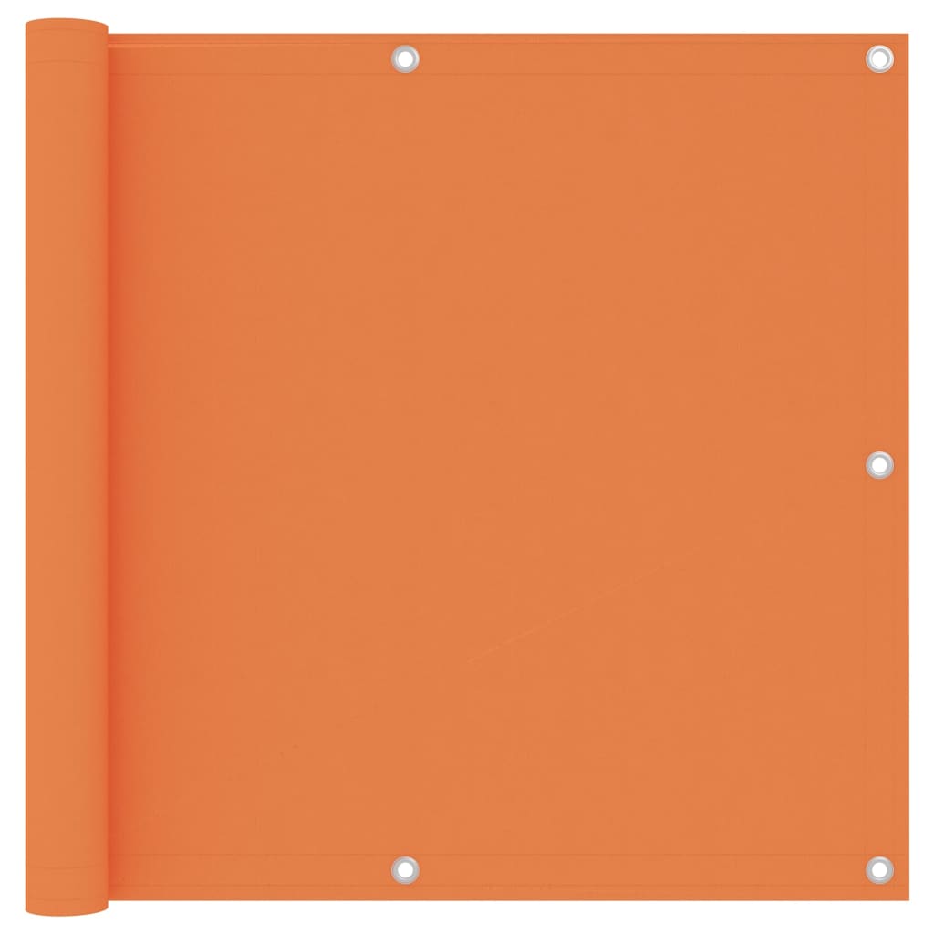 Balcony Screen Orange 90x600 cm Oxford Fabric
