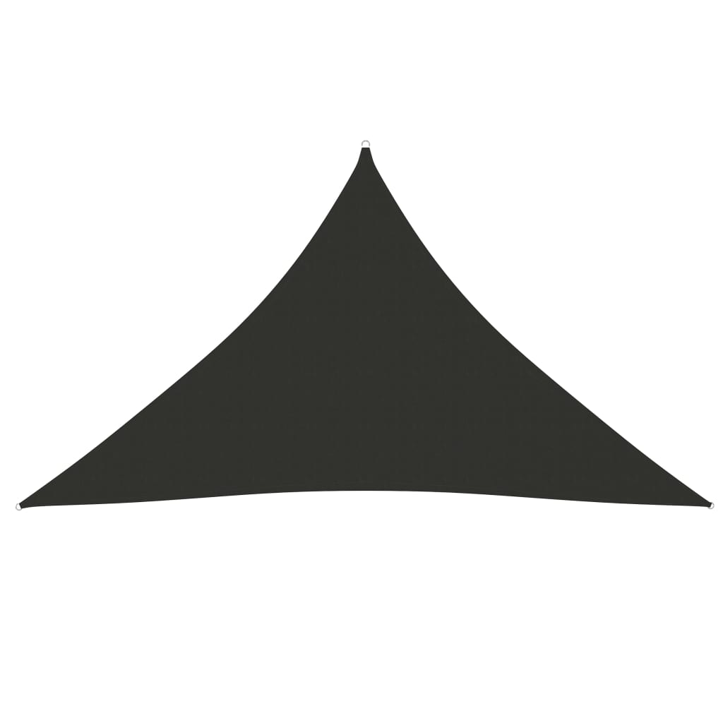 Sunshade Sail Oxford Fabric Triangular 2.5x2.5x3.5 m Anthracite